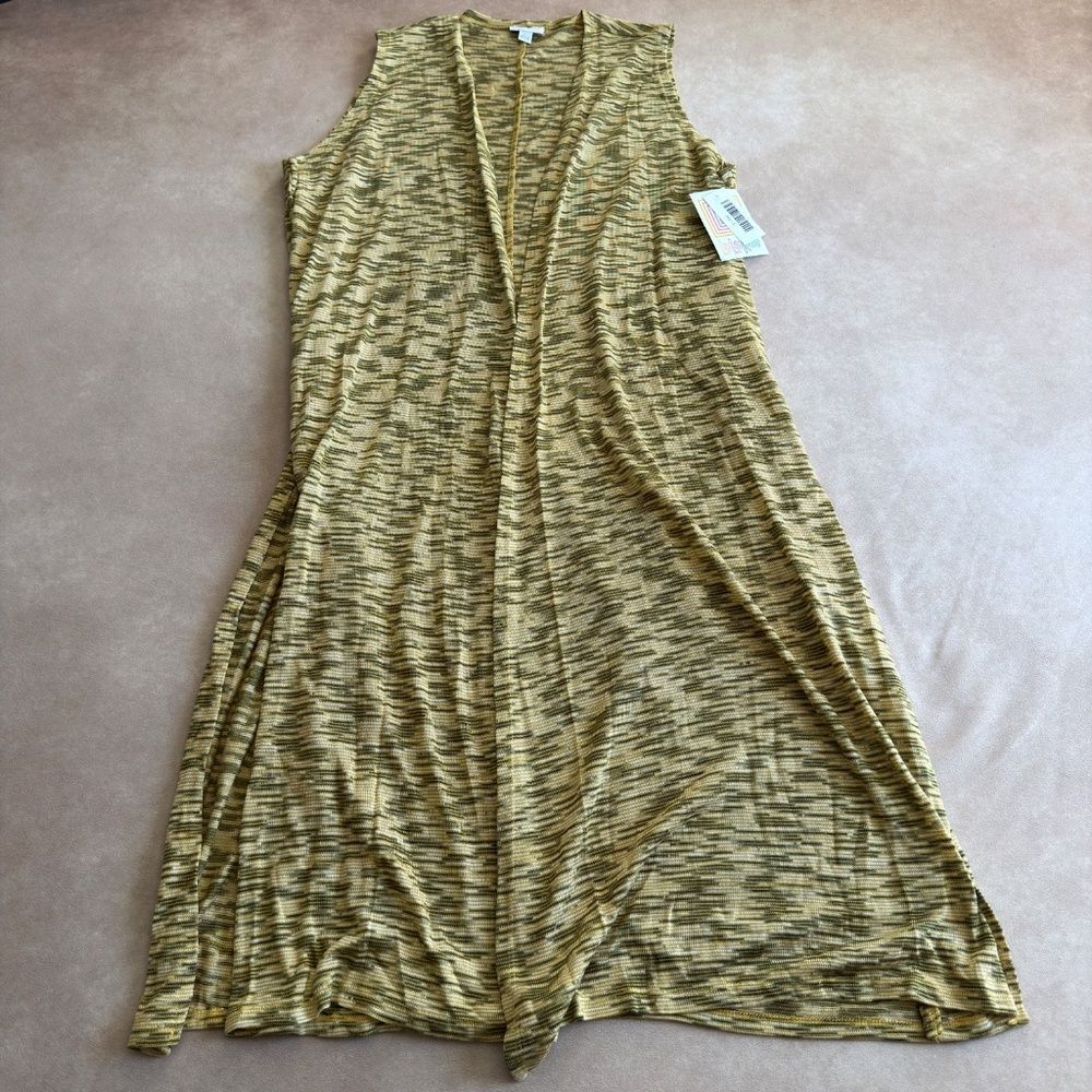 LulaRoe Joy Vest • size large • NWT